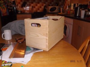 dovetail box(pine) by David O'Sullivan