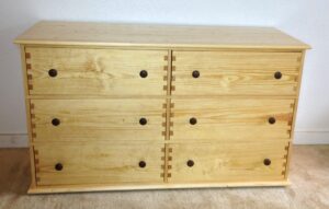Pine Chest of Drawers by Caleb Pendleton