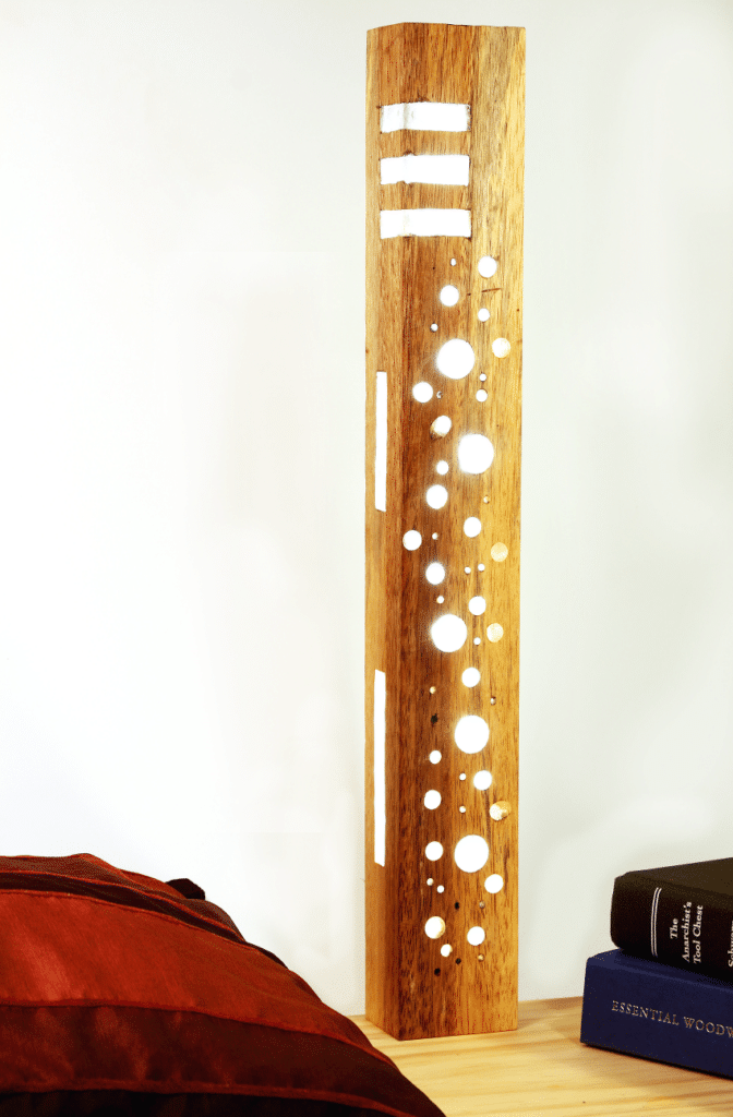 Reclaimed Wood Lamp by andii
