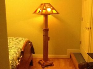 Craftsman-style Lamp by woodwrkr