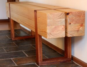 Structural Pine Bench by andii