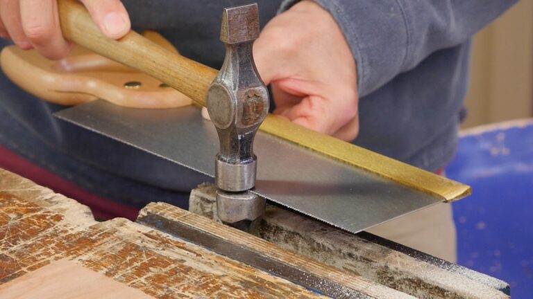 Saw Sharpening: Setting with a Hammer & Punch