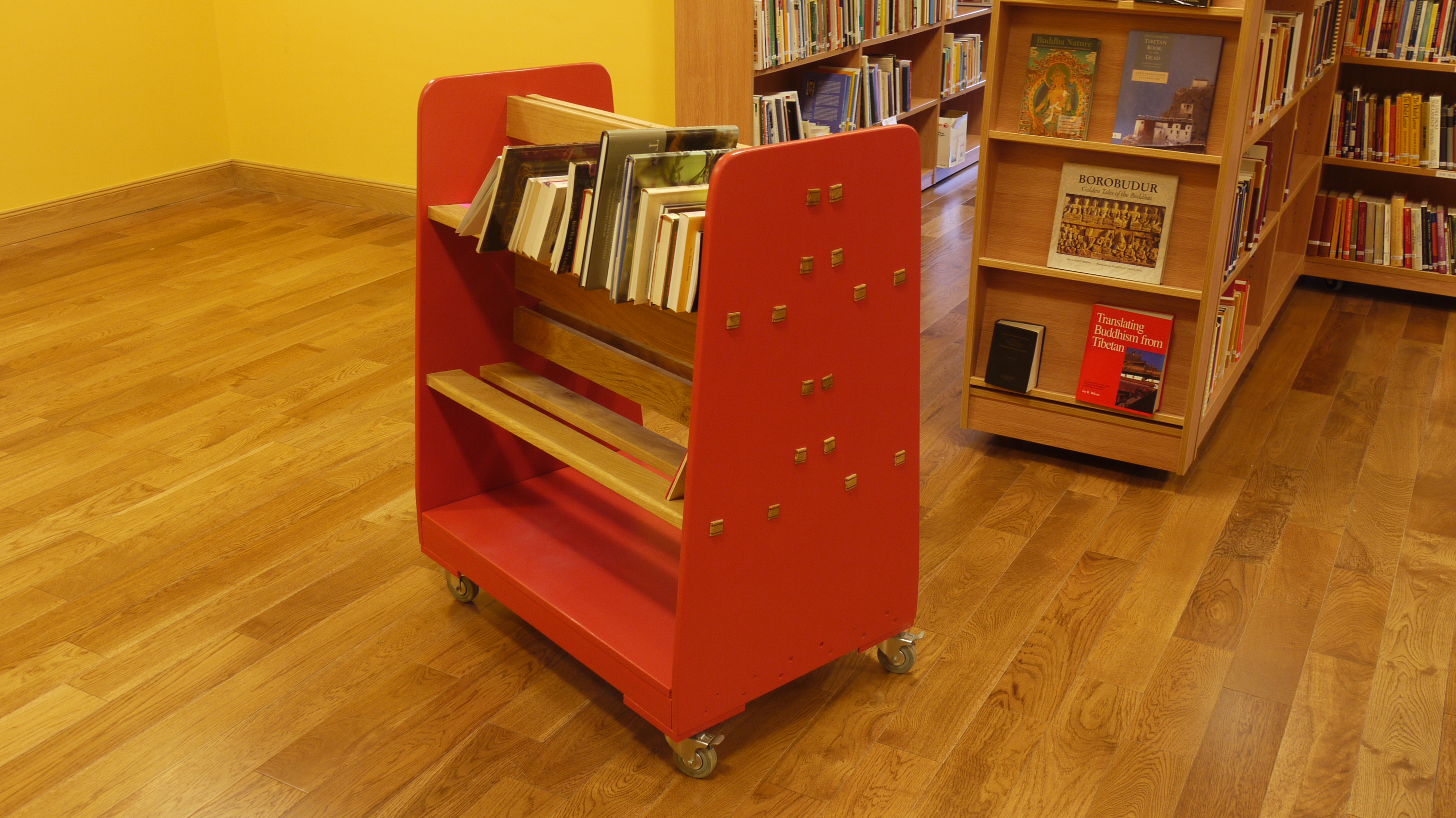 Library Book Trolley by Ian Lambert