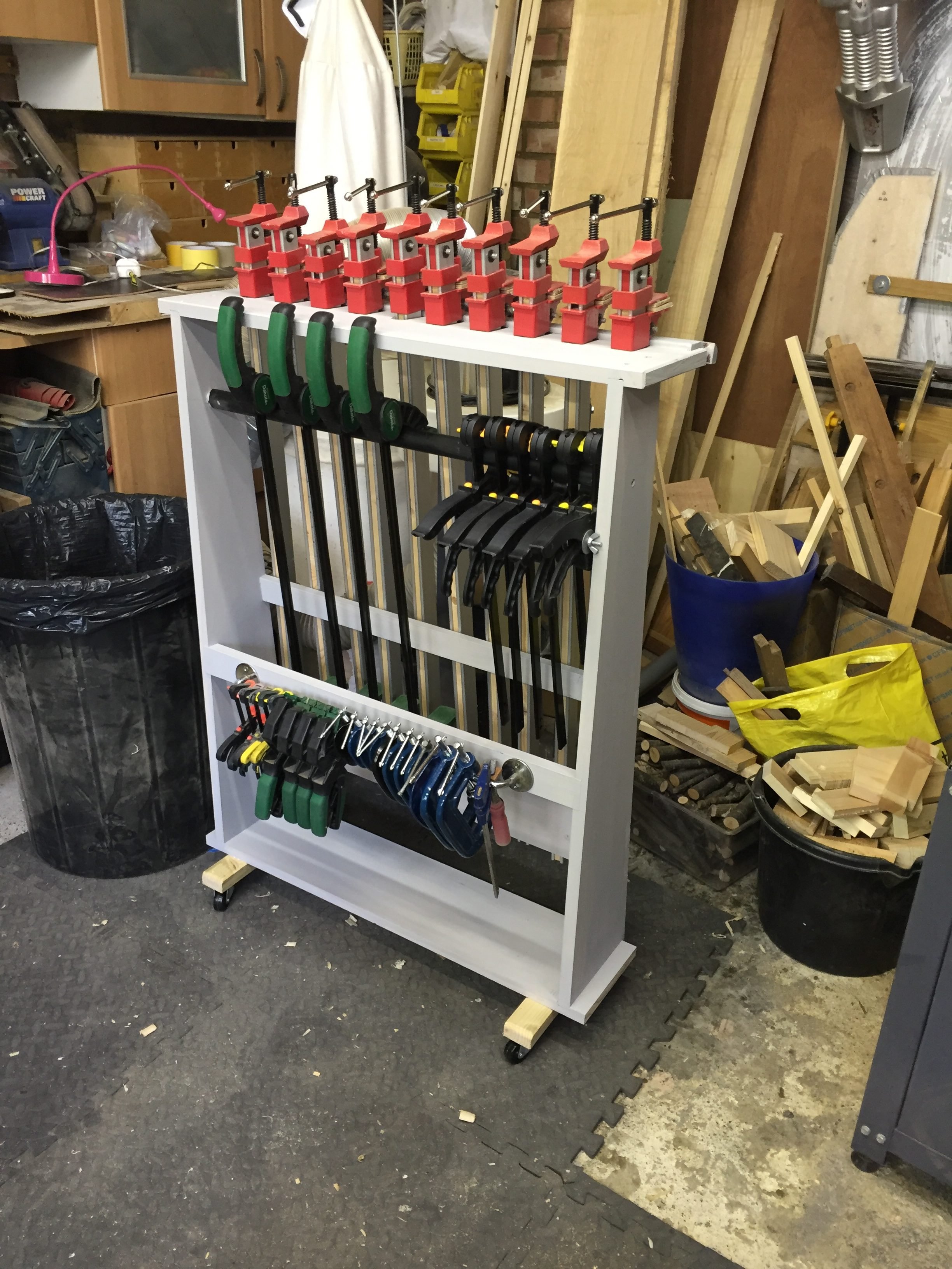 Workshop Clamp Rack by Jon Place