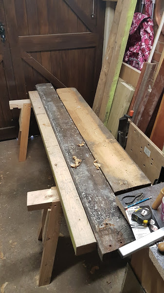 The bench top timbers