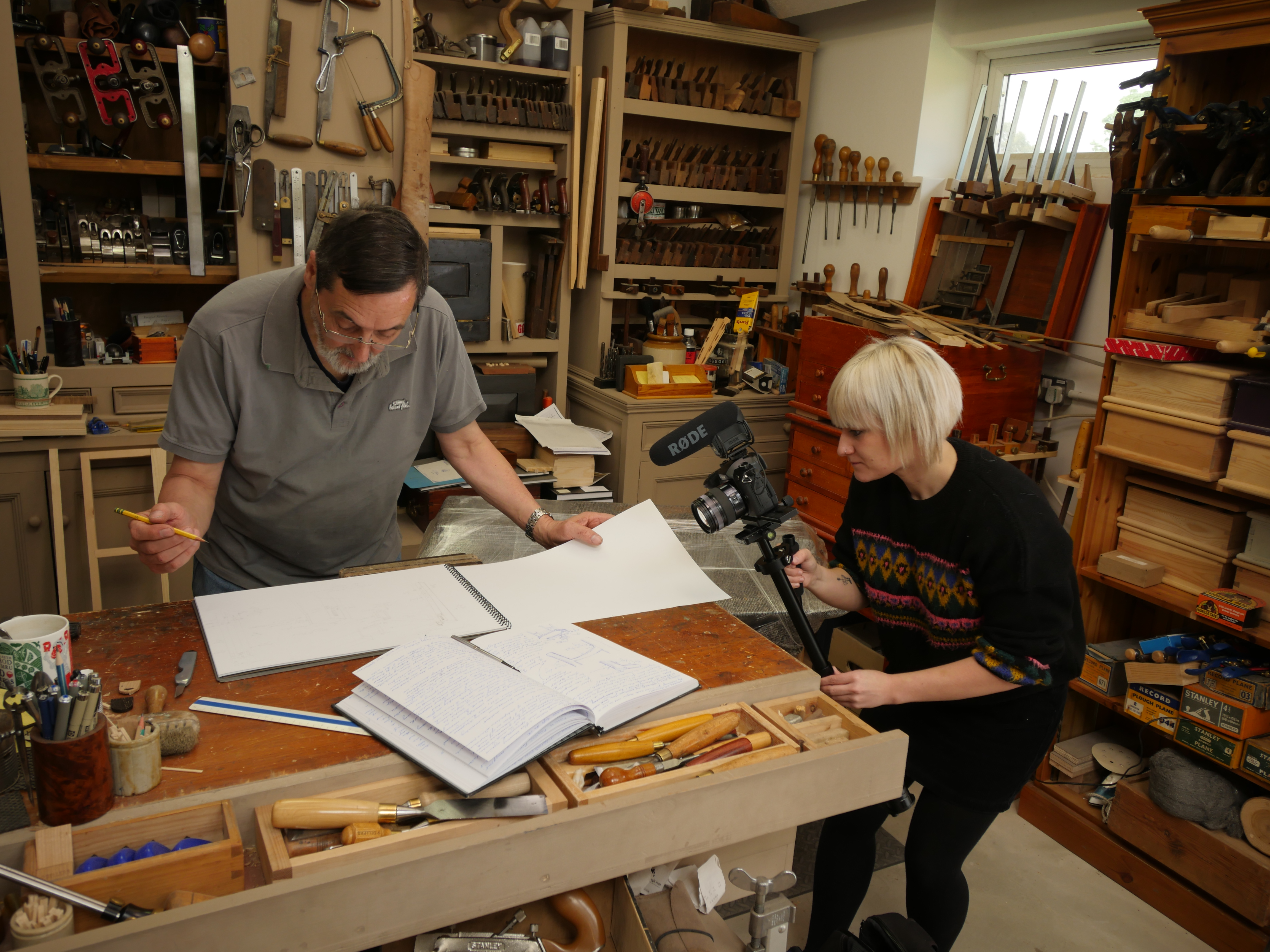 Eloise, Videographer at Woodworking Masterclasses