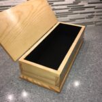 Pine dovetail box. First ever hand tools only