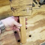 A mallet from oak. Made for a friend.