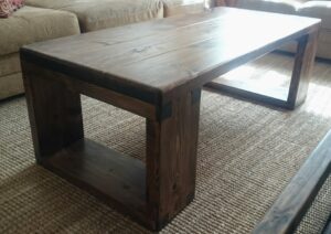 Coffee Table, Stain and Poly finish