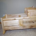 Baby cradle made from discarded maple pallets