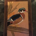 Walnut box with wood duck marquetry