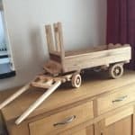 Made from various off cuts of hard wood. Finishing to follow by customer