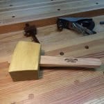 Joiner's Mallet in Yellow Heart with Maple Handle