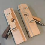 (In maple) Left and right poor man’s rebate planes with depth stop. Thanks for the great videos!