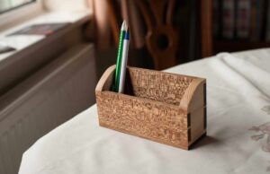 pen caddy made for my dad as a birthday gift, I used quartersawn meranti and pine offcuts, finished with danish oil