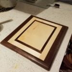 Walnut and Maple cutting board