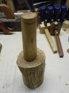Locust Mallet, really enjoyed Pauls mallet video. This one was easy to make, only needed 1) 3" x10" branch and a few hand tools.