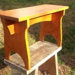 My first Shaker stool in American cherry