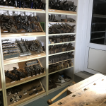 Tool storage for planes, files etc. made from scrab wood