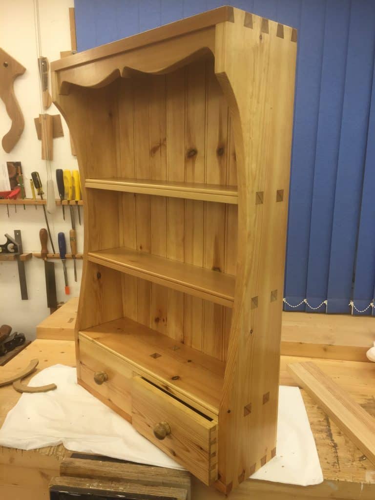 Wall cabinet. Made from Scandinavian Redwood
