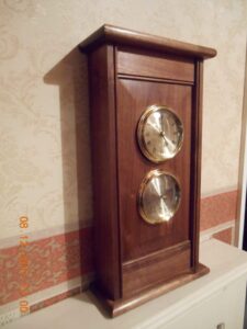Wall or Mantel Clock in American Black Walnut