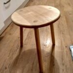 Ash three legged stool