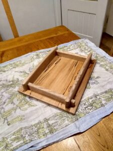 Ash and spalted Beech tray