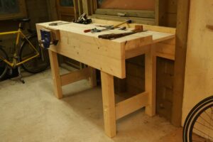 Used some X-mas holidays to build a new workbench of pine. A real "Paul Sellers" design. I am happy with it.