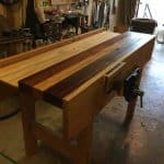 Workbench out of pine and something else...