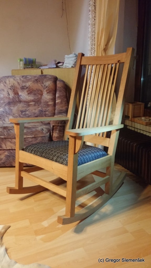 My rocking chair with tabouret
