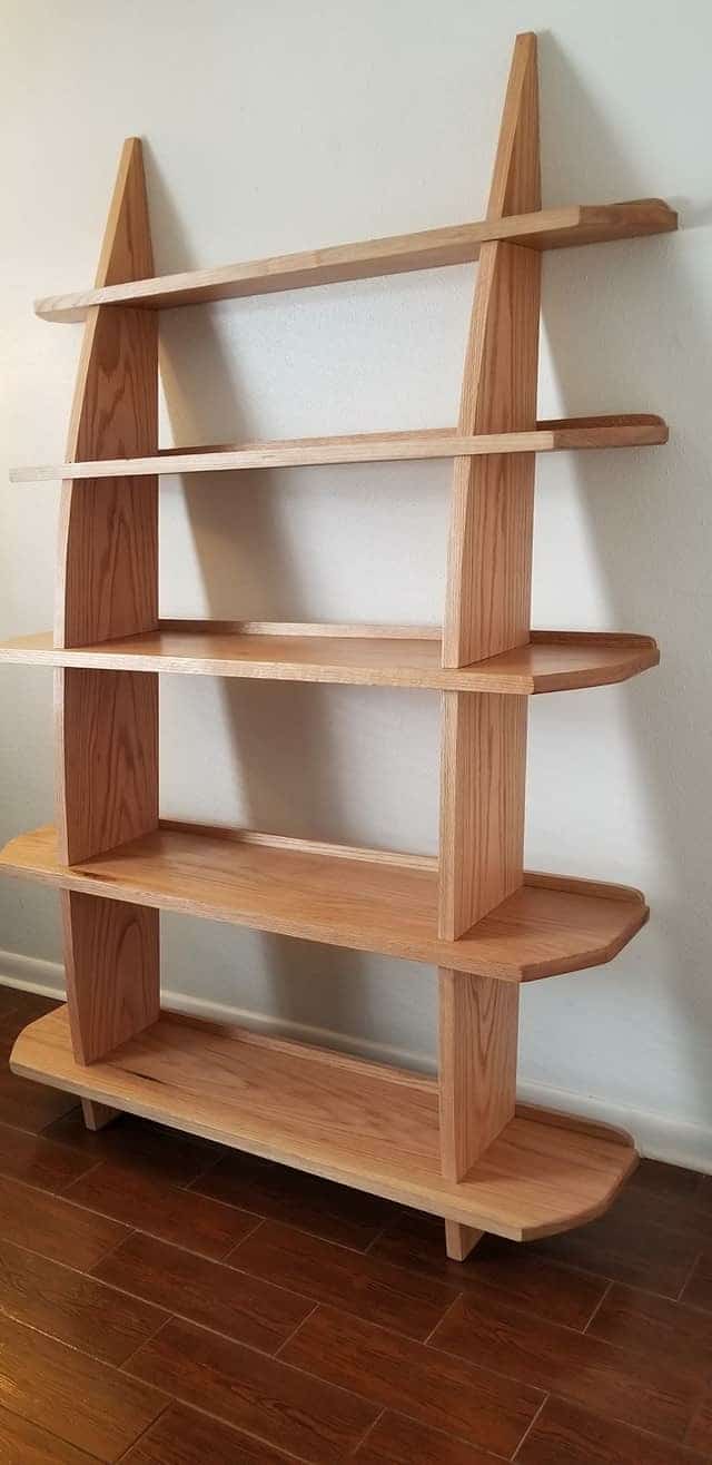 Leaning Wall Shelf by Greg Grillot