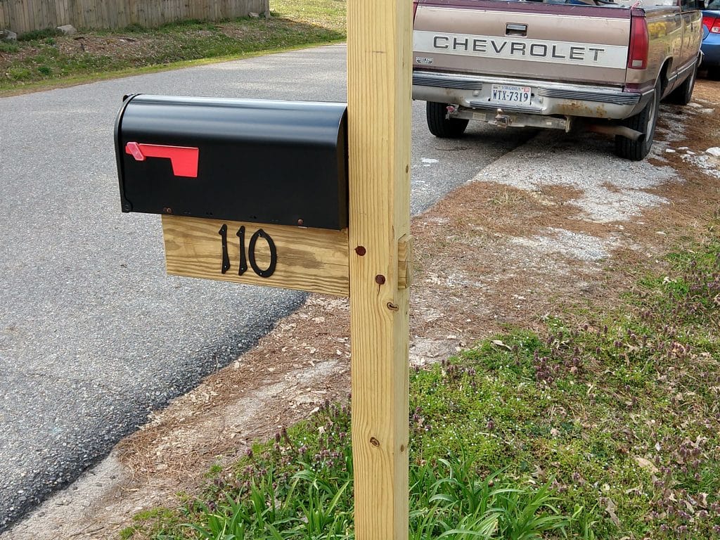 Mailbox Post by Kim Dufore