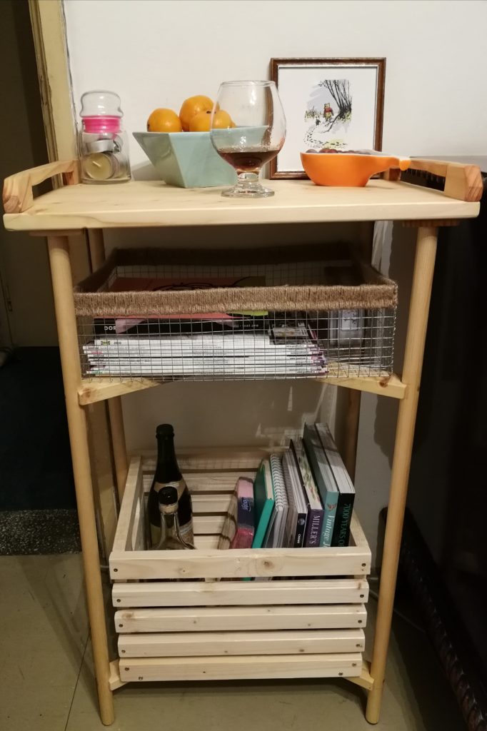 Basket and Crate Holder by Catalina