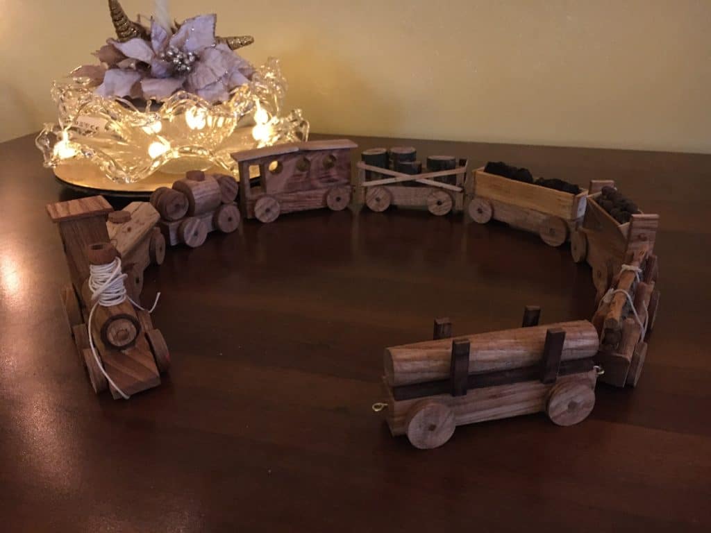 Wooden Toy Train by Giorgio