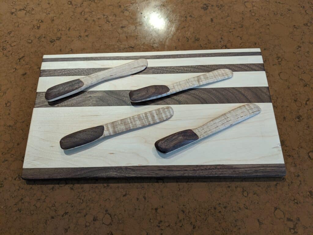 Wooden Spreaders and Service Board by Kory Karr