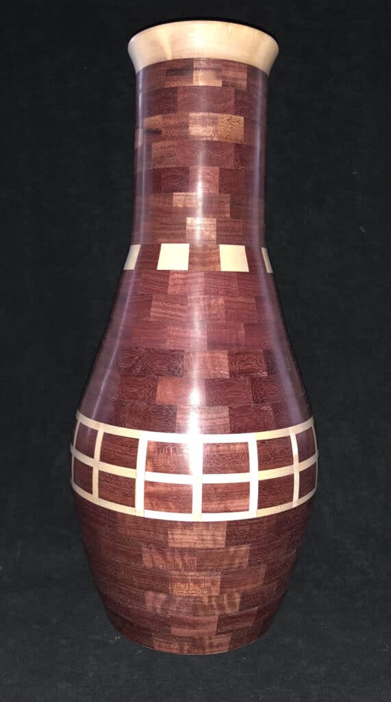 Segmented Vase by Dennis Detlefson