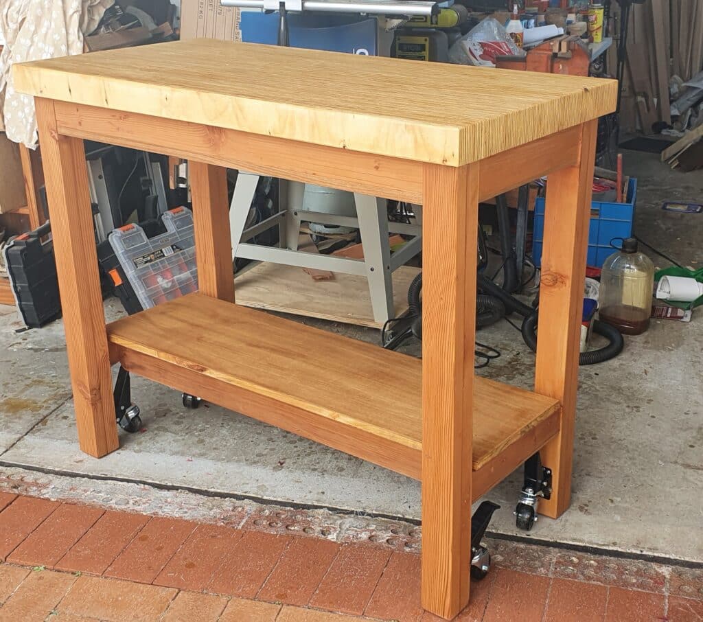 Moving Workshop Table by Paul Mumford