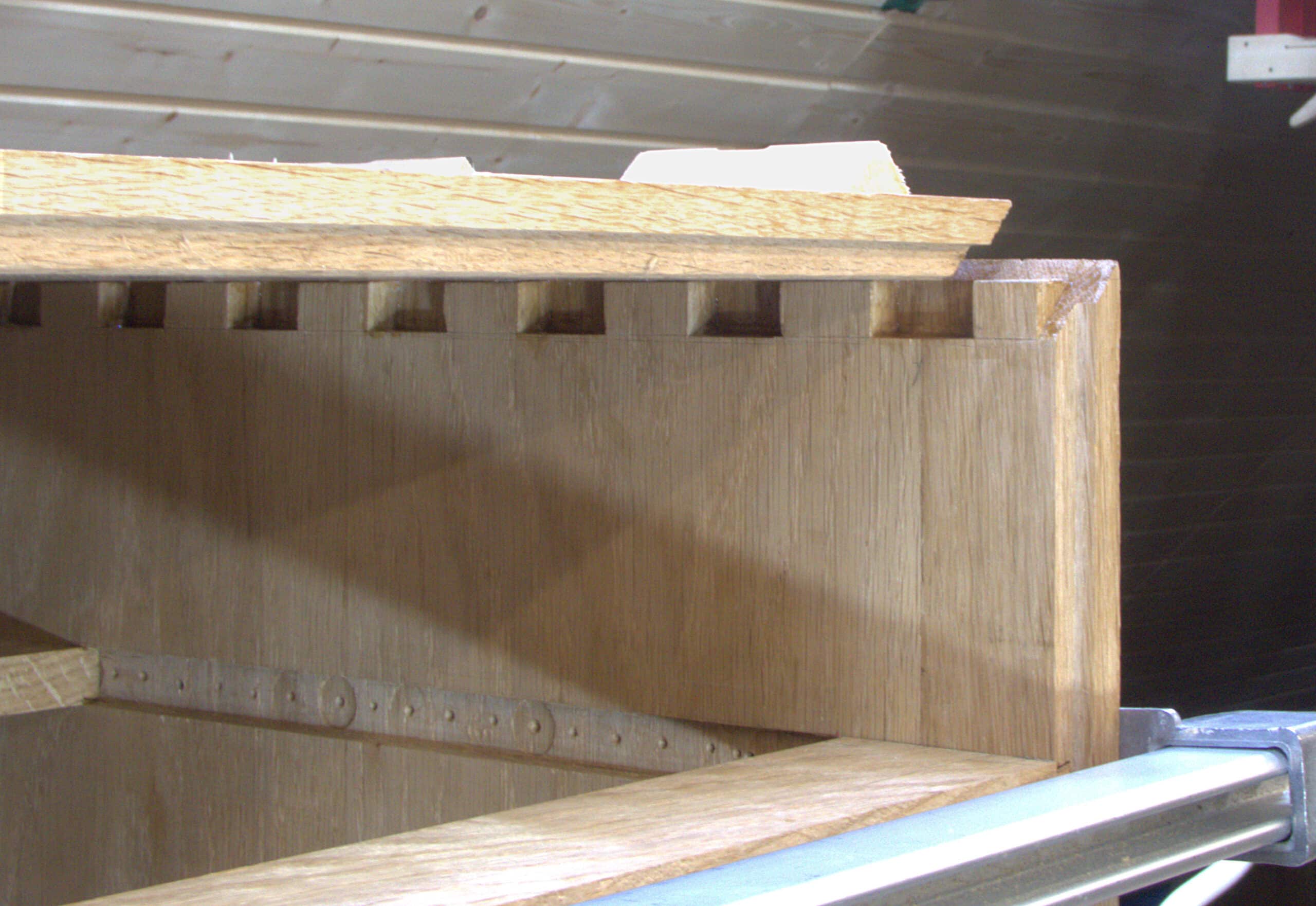 Concealed mitred dovetails