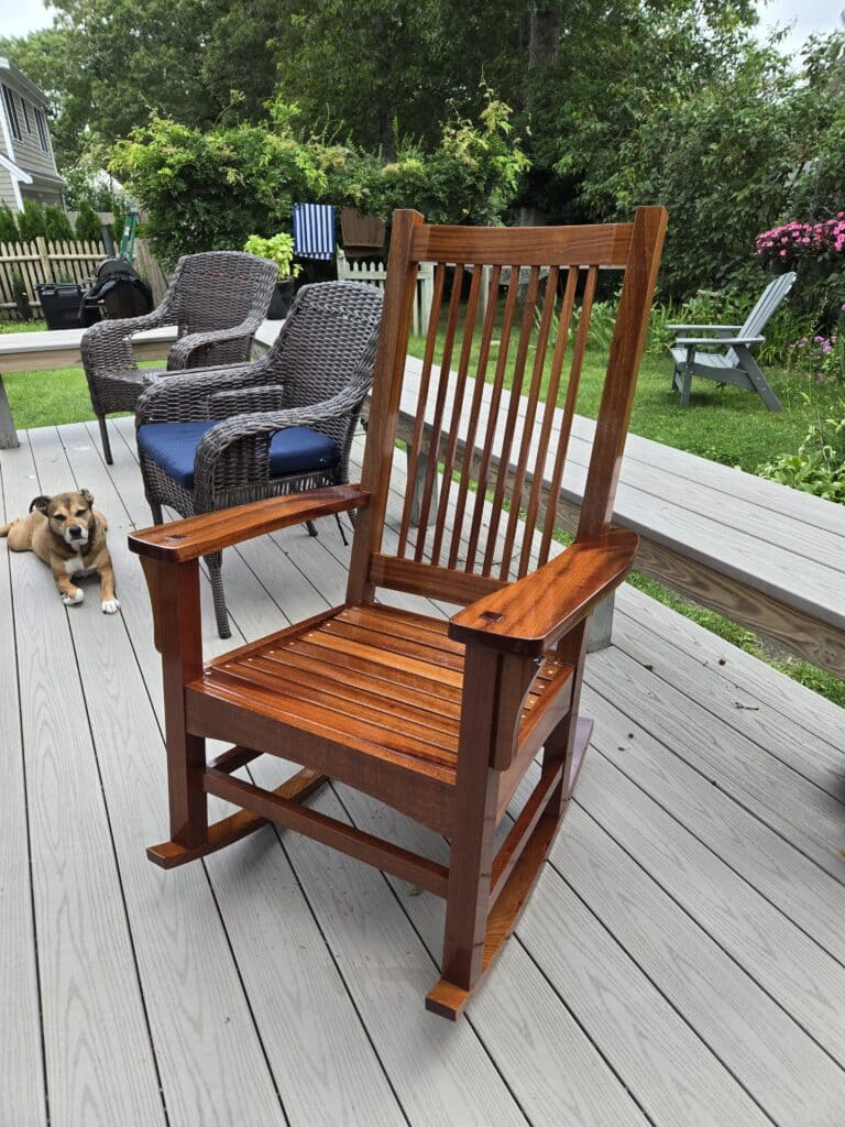 Craftsman-style Rocking Chair by Patrick Monaghan