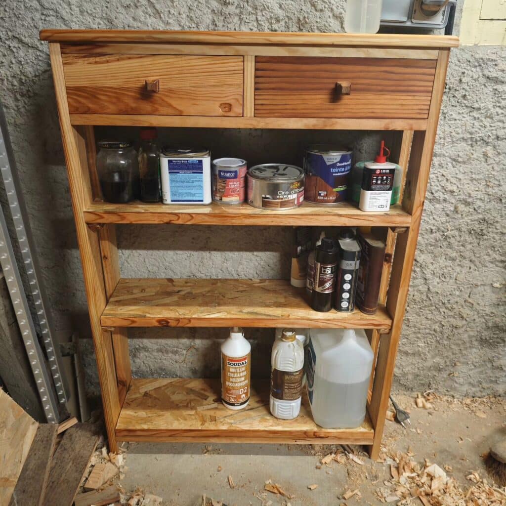 Workshop Console Shelves by Cyril Le Guienne